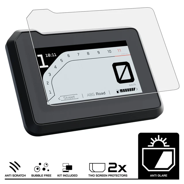 KTM 790 / 890 ADVENTURE (2023) Dashboard Screen Protector 2 x Anti