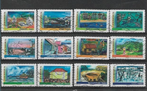 Collection Timbres Suisse 1364-1368 Oblitérés 1988 - Édition Complète Pour Philatélistes