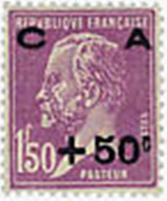 FRANCE N°251 "AU PROFIT DE LA CAISSE D'AMORTISSEMENT, +50 C S 1 F" NEUF xTB