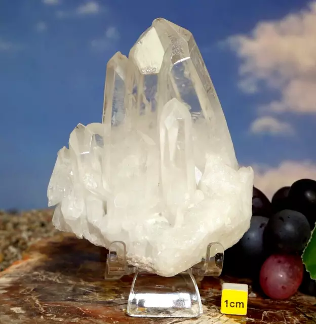 RARE Clear Quartz Rock Crystal Cluster Himalayas - Natural Healing 282g