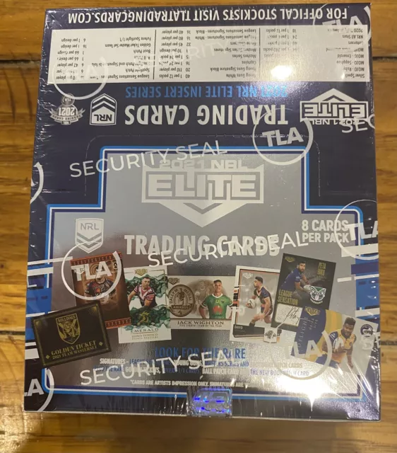 2021 TLA RUGBY LEAGUE NRL ELITE Trading Cards Sealed PRIORITY Edition Box