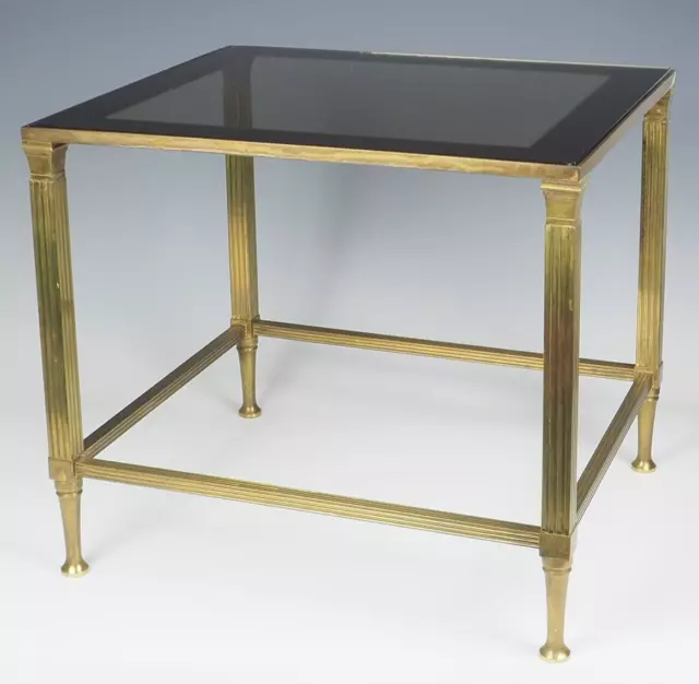Mid Century Brass Coffee / Side Table