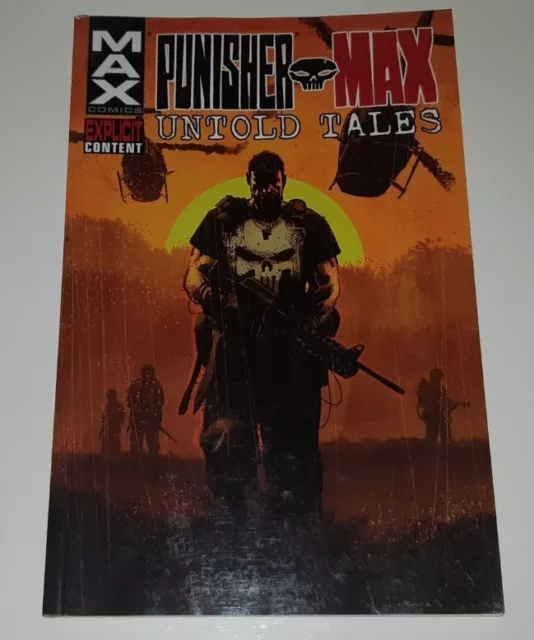Punisher Max Untold Tales Graphic Novel 2012 1. Druckausgabe SELTEN Marvel Max