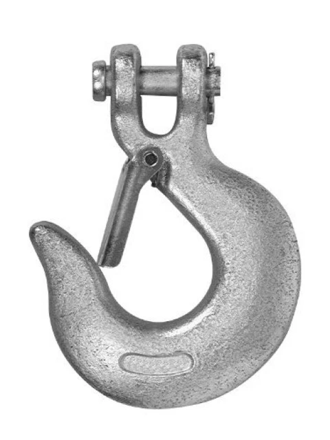 Campbell T9700424 1/4" Zinc Clevis Slip Hook With Latch