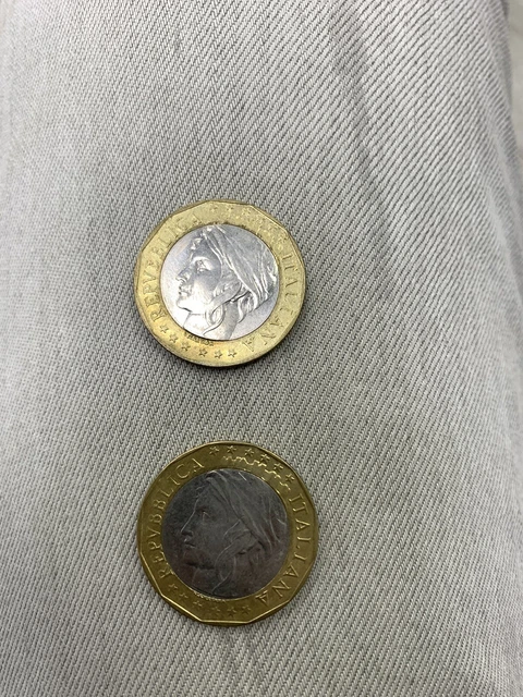 Due Monete Da 1000 Lire