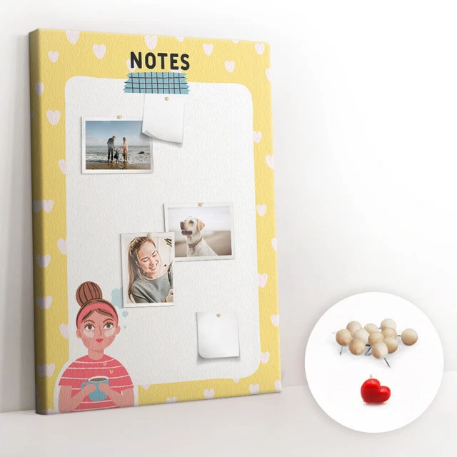 TABLEAU EN LIÈGE Pour les notes Tableau d'affichage 70x100 - Tableau de ...