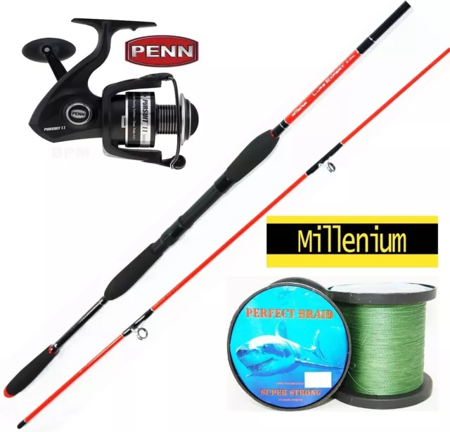 Pack Bateau Leurre Souple / Jig Penn Pursuit  Ii 5 000 + Lure Expert Millenuim 2