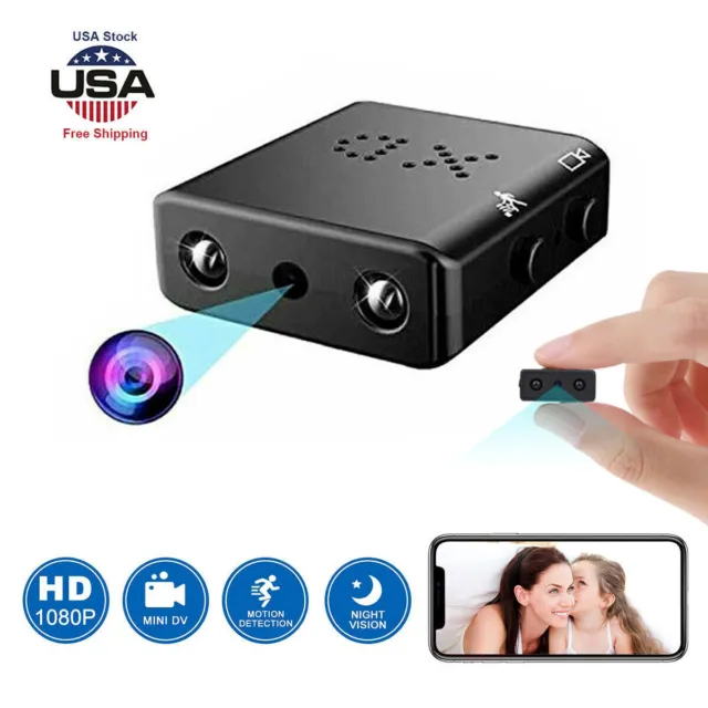 Mini Hidden Camera Home Security Spy Nanny Cam Full HD 1080P DVR Motion Audio DV 2