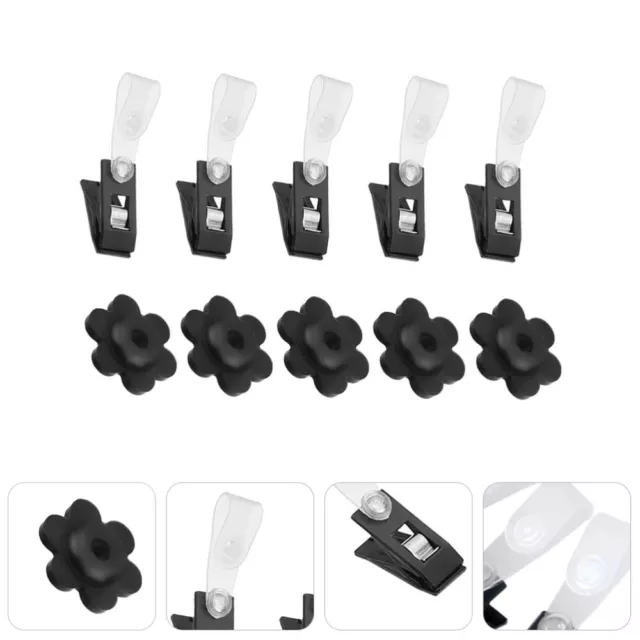 20 Pcs Garden Flag Wind Clip Rubber Weather Resistant Pole Stoppers Clips