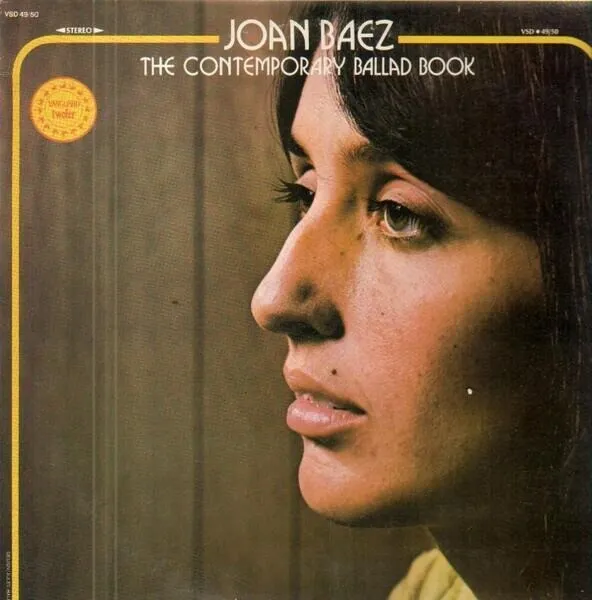 2xLP Joan Baez The Contemporary Ballad Book GATEFOLD NEAR MINT Vanguard