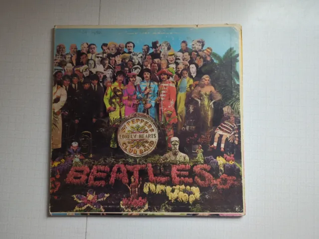 Vintage 1967  The Beatles Sgt Peppers Lonely Hearts Club Band MAS-2653 Record &