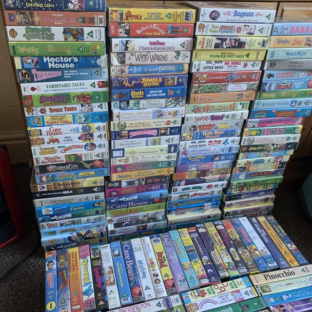CLEARANCE KIDS CHILDREN'S VHS Video Tapes - £5 p&p for unlimited films