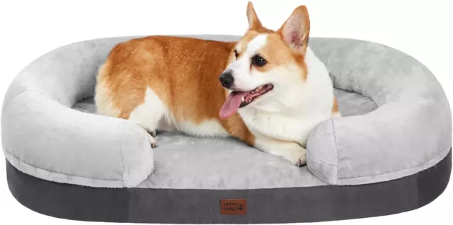 Orthopedic Dog Bed for Large Dogs with Memory Foam, Waterproof Pet Bed Soft Sofa