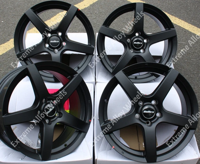 16& BLACK PACE Alloy Wheels Fits Peugeot 3008 308 407 508 605 607 ...