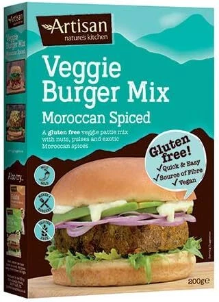 Mix di hamburger vegetariani speziati cereali artigianali 200 g