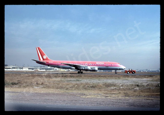 AeroPeru Douglas DC-8-51 OB-R-1124 Jan 79 Kodachrome Aircraft Slide/Dia