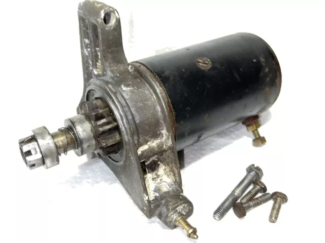 Johnson Javelin 35hp 1957 Outboard Starter Motor & Bracket 0376850 0376885 Johnson Javelin 35hp 1957 Outboard Starter Motor & Bracket 0376850 0376885