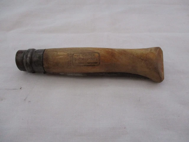 Couteau Pliant Opinel Vintage Années 50-60 - Manche En Bois, Lame Lisse, France