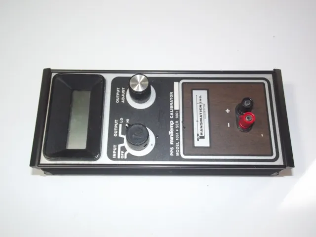 Vintage Transmation PPS MiniTemp Calibrator Model 1061 Made in USA