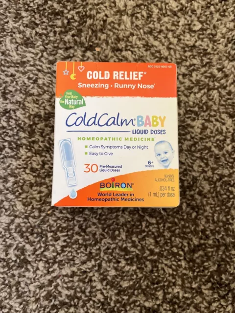 ColdCalm Baby, Cold Relief, 6+ Months, 30 Pre-Measured Liquid Doses, 0.034 fl oz