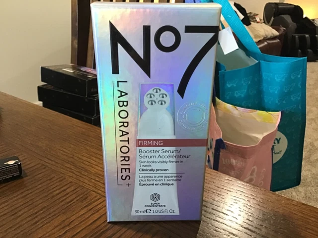 NO7 FIRMING BOOSTER SERUM FULL SIZE 1 OZ NEW IN BOX sealed FREE SHIP