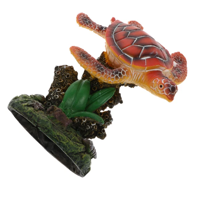 Fish Tank Hiding Cave Turtle Ornament Desktop Decor Vintage Ornament Rockery
