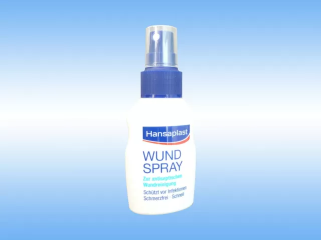 4 Stück Hansaplast Wundspray 50 ml schmerzfreies Wundreinigungs Spray