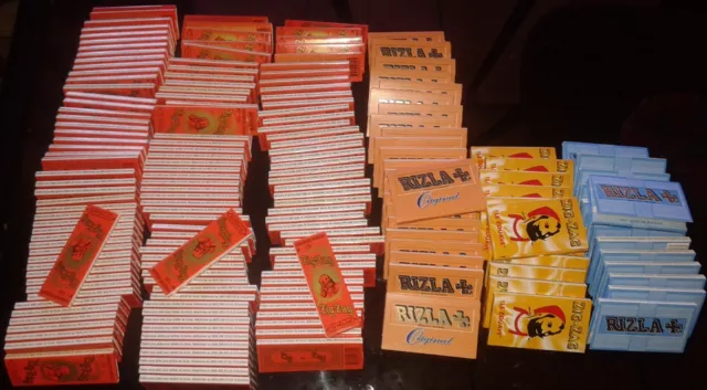 Prix Choc Lot De 190 Paquets Papier De Feuilles A Rouler Zig Zag Et Rizla +