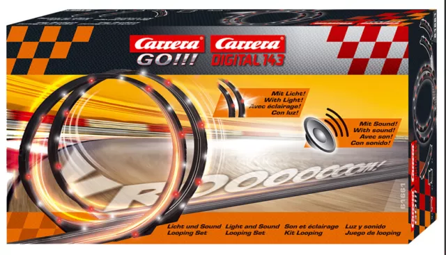 Carrera Go Digital 143 Light & Sound Looping Set Slot Car Accessories Autopiste