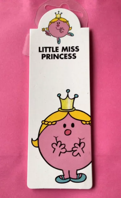 Mr Men Bookmark LITTLE MISS PRINCESS Magnetic Bookmark Gift  Secret Santa NEW