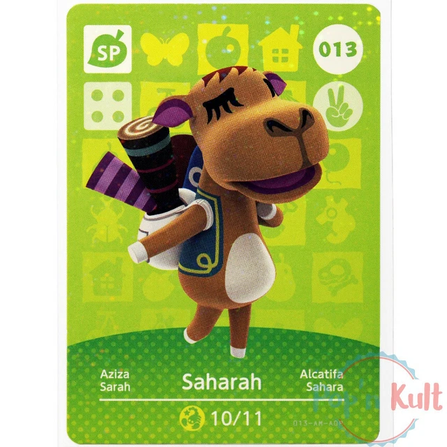 Carte Amiibo Animal Crossing Série 1 - 066 Grognon (Gruff) - Version EUR