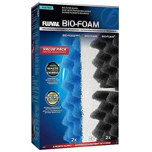 Fluval 406/407 Bio Foam Value Pack Replacement Aquarium Filter Media