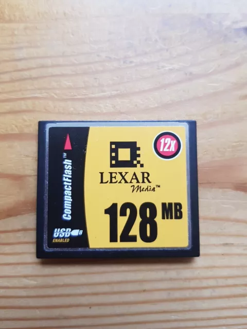 Lexar Compact Flash Memory Card 128Mb