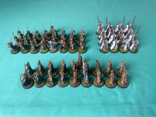 Games Workshop LOTR Painted Elves of Lothlorien