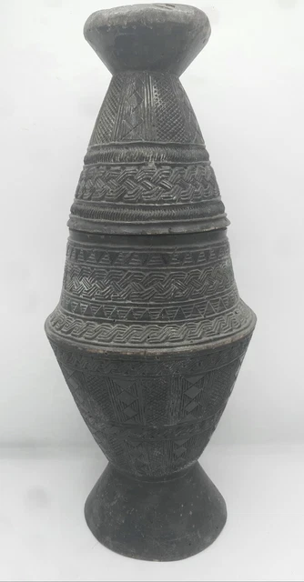 Urna cineraria Antica Aborigena Legno - 1800 - Ancient Aborigenal Cinerary Urn