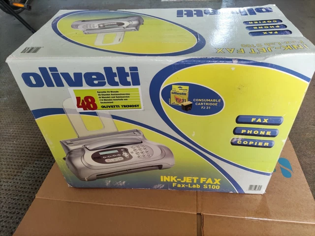 OLIVETTI FAX-LAB S 100 FAXGERÄT FAX NEU in OVP