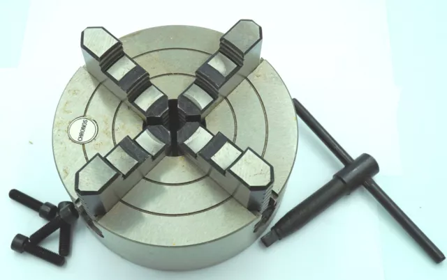 160 mm 4 Jaw Independent Lathe  Chuck  (Ref: CH4160) From Chronos