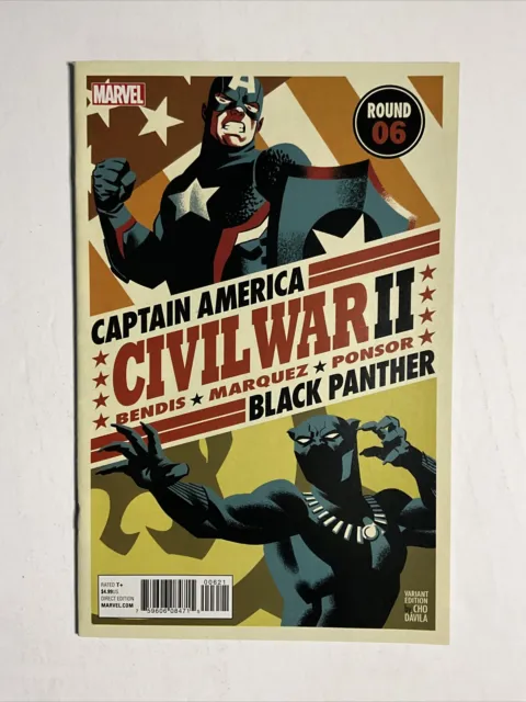 Civil War ll #6 (2016) 9.4 NM Marvel Variant Cover Cho High Grade Comic Book