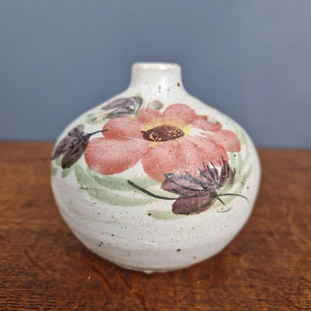 Vase boule Gerbino Vallauris - - terre-mêlée XXème