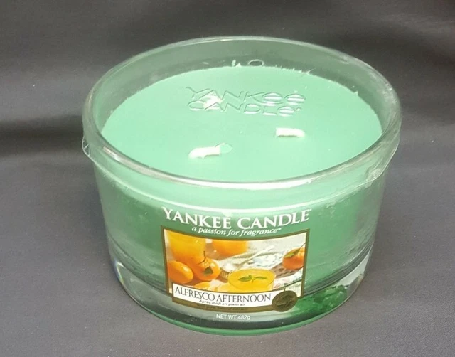 CANDELA YANKEE ALFRESCO TUMBLER POMERIDIANO 482g - TRE STOPPINI