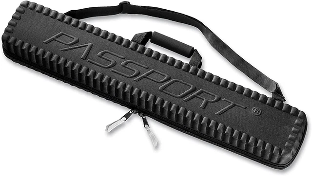 Flying Fisherman Passport Travel Rod Case, Black