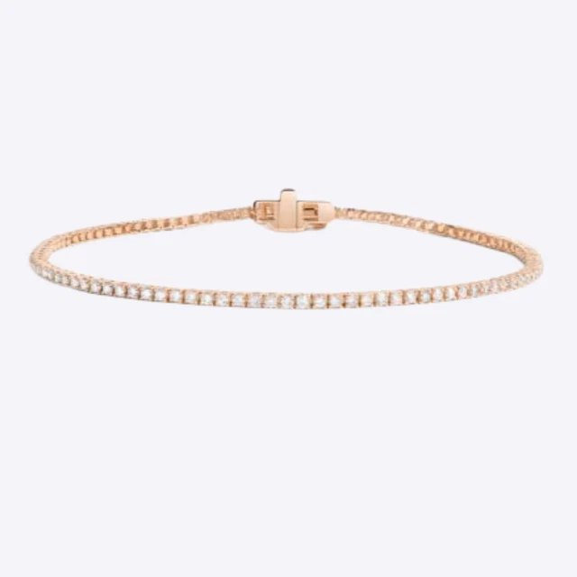 Bague Diamant De Laboratoire 0.40ct - Or Rose 18k - Taille 6 - HRD/GLI - Diamondberry