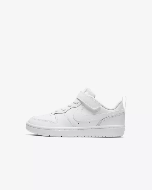 NIKE COURT BOROUGH LOW 2 Scarpe Sneakers BQ5451 100 BAMBINO KID infant FORCE