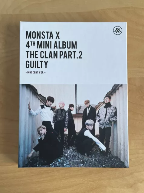 Monsta X The Clan Part 2: Guilty Album Innocent Ver (No Photocard)