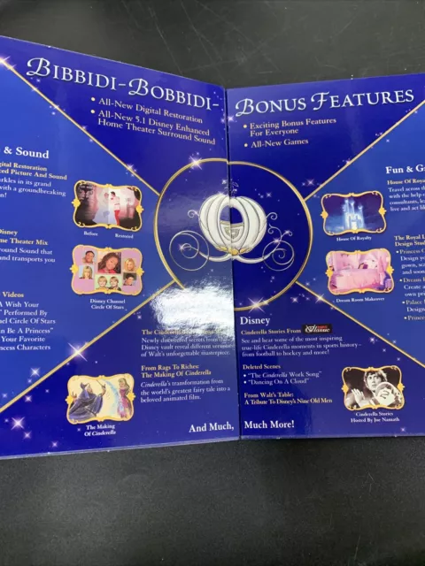 Walt Disney Cinderalla Platinum Edition with Chain DVD Brand New Sealed Rare 3