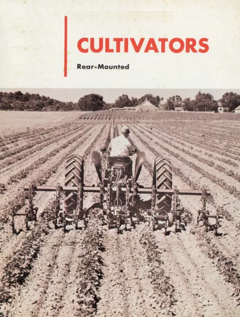 IH McCormick International Rear Mounted Cultivator Sales Brochure 3pt Fast Hitch