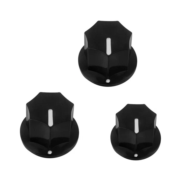 Heptagonal Boutons Instrument Pièce Plastique Rechange Ensemble de Durable