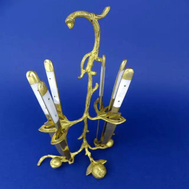 Jugendstil Obstmesser Messer • Uchatius Bronce • Art Nouveau Knife • France 1900