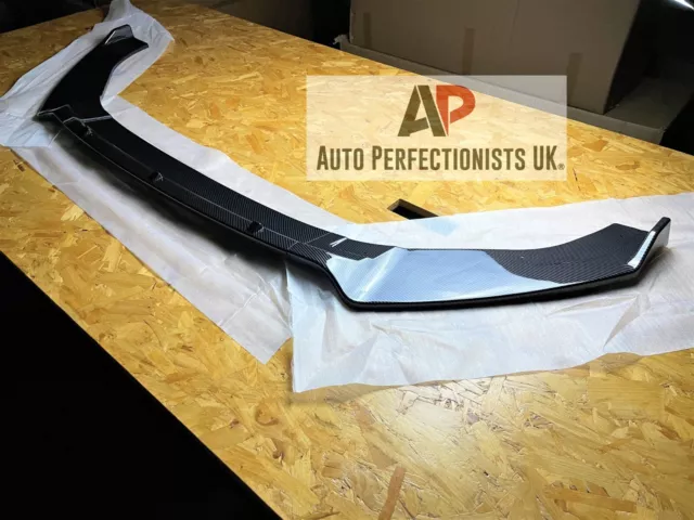 VW Golf MK7 MK7.5 R GTD GTI TSI TDI Carbon Fibre Front Splitter Spoiler Lip Kit