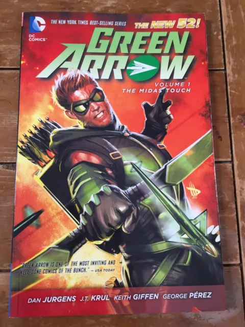 Green Arrow Volume 1 The Midas Touch DC New 52 Graphic Novel
